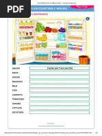 COUNTABLE-UNCOUNTABLE NOUNS - Interactive Worksheet