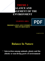 Chapter 3: Preservation and Conservation of The Environment