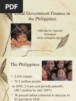 Local Government Finance in The Philippines