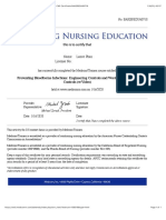 Certificate - Continuing Nursing Education - Medcom Cne Certificate Bakeredu60718 Engineering Controls and Workplace Practice Controls