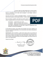 Carta de Intenções de Missa 2020 PDF