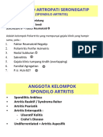 SPONDILO ARTROPATI SERONEGATIP