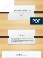 Ethical Issues in HR
