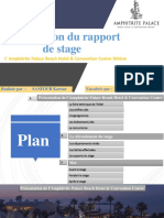 Présentation Du Rapport de Stage Hotel