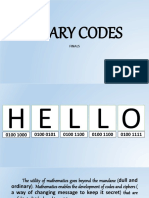 BINARY CODES AND CODING SCHEMES EXPLAINED