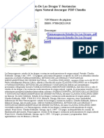 Farmacognosia Estudio de Las Drogas Y Su PDF
