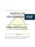 Manual de Procedimientos Aux Adtivo