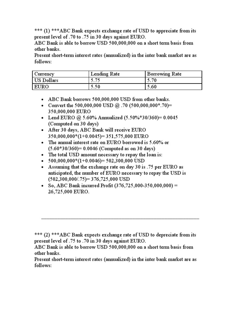 Speculating On Anticipated Exchange Rate PDF Japanese Yen United States Dollar