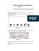 Membuat Kalkulator Sederhana Menggunakan Flash