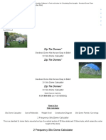 2V Silo Dome Calculator Software in Feet and Inches For Calculating Strut Lengths - Geodesic Dome Plans 6