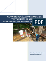 Memoria de Cálculo Pozo Campamento Presas