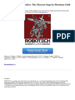 Robotech Visual Archive The Macross Saga