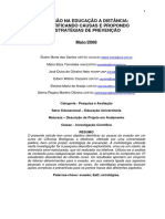 EVASÃO NA EDUCAÇÃO A DISTÂNCIA IDENTIFICANDO CAUSAS E PROPONDO ESTRATÉGIAS DE PREVENÇÃO