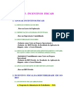 Contabilização de Icentivo Fiscal