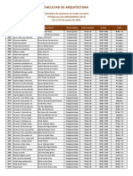 Calendario Exámenes Medio Semestre