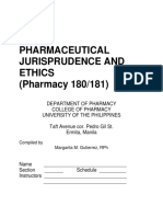 Pharmaceutical Jurisprudence and Ethics Manual