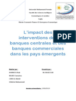 L'impact Des Interventions Des Banques Centrales Et Des Banques Commerciales Dans Les Pays Émergents