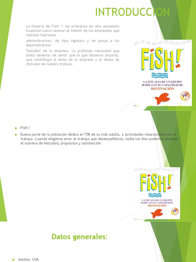 Resumen del libro Fish! | PDF | Creatividad | Cliente