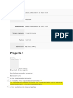 Evaluacion Habilitacion Gerencia de Mercadeo