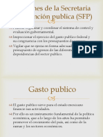 Funciones de La Secretaria de La Función Publica