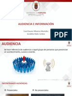 Audiencia e Información