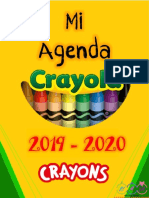 Agenda de Crayola Editable