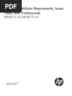 Software Distributor Requirements, Issues Fixed, and Workarounds HP-UX 11i v2, HP-UX 11i v3