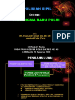 Reformasi Polri - Polisi Sipil - Bahan Paparan