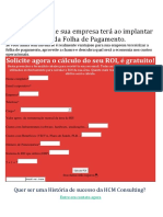 Calcule o ROI Que Sua Empresa Terá Ao Implantar A Terceirização Da Folha de Pagamento