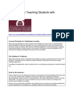 Guidelines For Teaching Students With Disabilities