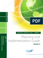 CogAT 7 PlanningImplemGd v4.1 PDF