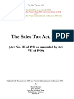 Sales Tax Act 1990 updated upto 2010