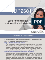 StudyUnit3Basicmathematicalcalculations