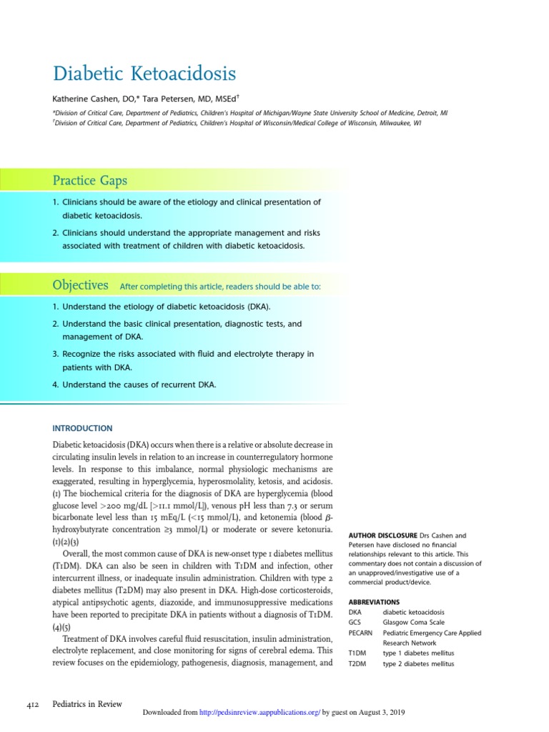 DKA Management Guidelines for Clinicians | PDF | Diabetes | Hyperglycemia