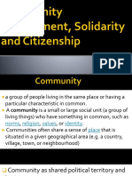 Community Engagement Solidarity and Citizenship 1