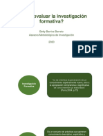 Evaluación de La Investigación Formativa PDF