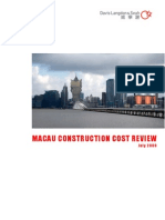 Macau Construction Cost Review July 2009