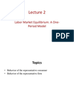 Lecture 2 Labor Market Equilibrium
