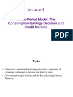 Lecture 4 Two-Period Model PDF