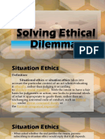 Solving Ethical Dilemmas