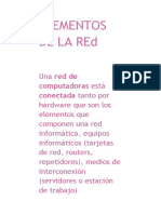 ELEMENTOS DE LA REd