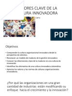 Factores Clave de La Cultura Innovadora