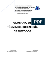 Glosario Terminos Ingenieria de Metodos PDF