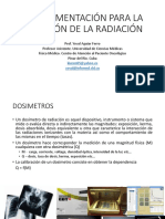 Instrumentación para La Detección de La Radiación