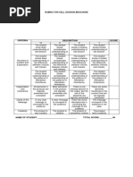 Rubric For Cell Division Brochure-1