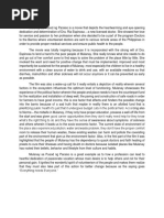 Reaction Paper (Mulanay Sa Pusod NG Paraiso)