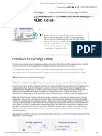 Continuous Learning Culture - Scaled Agile Framework