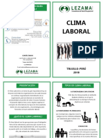 Diptico - Clima Laboral