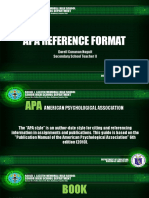 Apa Referencing Format