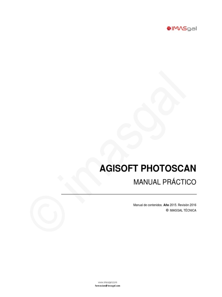Agisoft Photoscan Manual Practico PDF | PDF | Color | Píxel